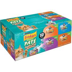 Friskies PatÃ© with Seafood, Liver Turkey Poultry Favorites