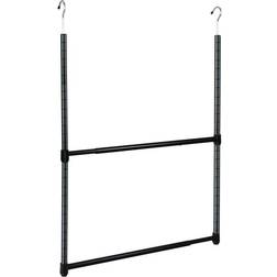 Oceanstar ACR1545B 2-Tier Portable Adjustable Closet Hanger Rod