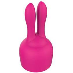 Nalone Tête Bunny Electro & Rock Accessoire Comptatible avec les Wands Sextoy Stimulateur de Clitoris en Silicone Hypoallergénique, Rose