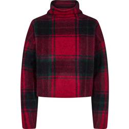 Polo Ralph Lauren Plaid Alpaca-Blend Roll Neck Jumper