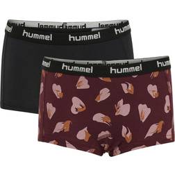 Hummel Kid's Carolina Hipsters 2-pack - Windsor Wine (214187-3430)