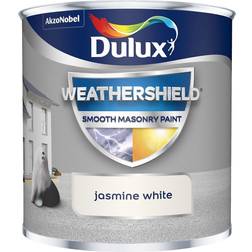 Dulux Weathershield Smooth Masonry Concrete Paint Jasmine White 0.25L