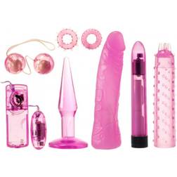 Kinx Mystic Treasures Couples Bedroom Vibrator, Butt Plug Kit in Pink