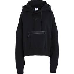 NIKE Sportswear Tech Fleece Women's Oversized Crop Hoodie - Black