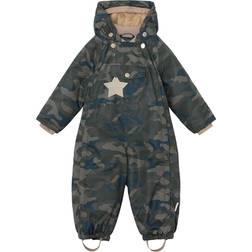 Mini A Ture Wisti Printed Snowsuit - Wisti/Military Green