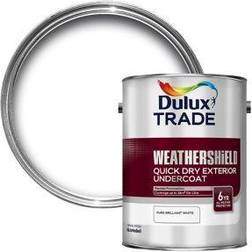 Dulux Trade Weathershield Quick Dry Undercoat Pure Metal Paint White