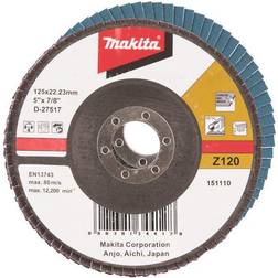 Makita Fanformet slibeskive 125 mm; P120; 1 stk