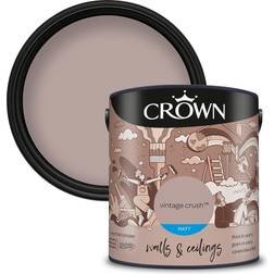 Crown Matt Emulsion Paint Vintage Crush Wall Paint, Ceiling Paint 2.5L