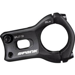 Spank Split Stem 33mm 31.8 Clamp +/-0 1 1/8" Aluminum Black