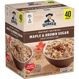 Quaker Quaker Instant Oatmeal Maple & Brown Sugar 40 Pack 42.81g 40pcs