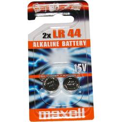 Maxell Camelion AG13 Alkaline LR44 knoopcel per 2