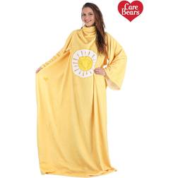 Funshine Bear Wearable Throw White/Yellow One-Size