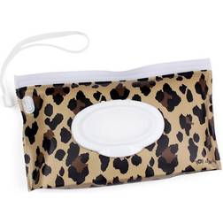 Itzy Ritzy Take & Travel Pouch Reusable Baby Wipes Case Leopard