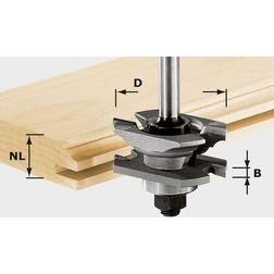 Festool Profil Nutfräser HW Schaft 8 mm D46 x D12-NT