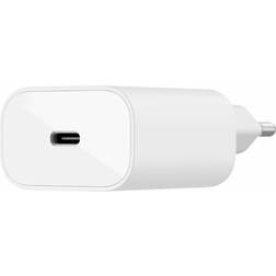 Belkin USB-C Netzteil mit USB-C Kabel (25W) USB Ladegerät, Weiss