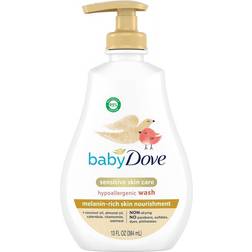 Unilever Baby Dove Melanin-Rich Skin Nourishment Hypoallergenic Liquid Body Wash 13 oz