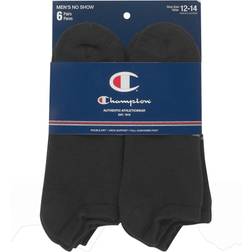 Champion Mens Double Dry Performance No-Show Sock 6-Pack C608S