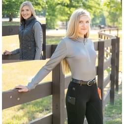 FITS Ladies Ayra Long Sleeve Tech Shirt Stone/FITS Riding