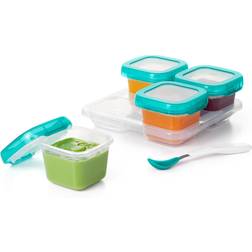 6 oz Baby Blocks Plastic Freezer Storage Containers