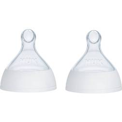 Nuk Smooth Flo Anti-Colic Baby Bottle Nipples 2pk