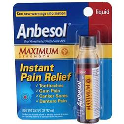 Anbesol Maximum Strength Instant Pain Relief Liquid 0.41