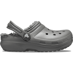 Crocs Kid's Classic Lined Clog - Slate Grey/Smoke