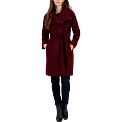 Michael Kors Women's Asymmetric Belted Wrap Coat