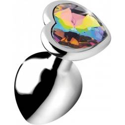 Booty Sparks Rainbow Prism Heart Anal Plug Medium