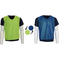 Precision Reversible Mesh Training Bib Yellow/Royal Youths