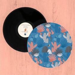 Colourful Cactus Forest Turntable Slip Mat