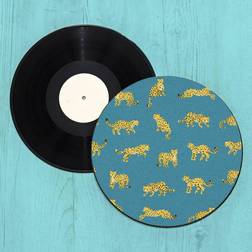 Leopard Record Player Slip Mat