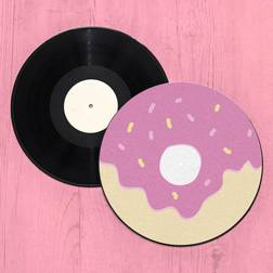 Donut With Sprinkles Record Player Slip Mat