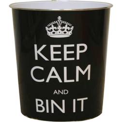 JVL Keep Calm and Bin It Waste Bin