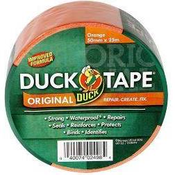 Duck Orange Tape L25m W50mm