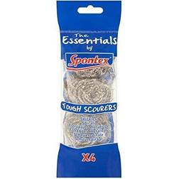 Essentials Tough Scourers, Pack of 4