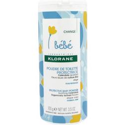 Klorane Bébé Calendula Beskyttende Babypudder 100 g