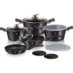 Berlinger Haus Metallic Line Carbon Pro Edition Pan + Steelpan Zwart