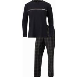 HUGO BOSS Urban Long Night Set - Zwart Katoen