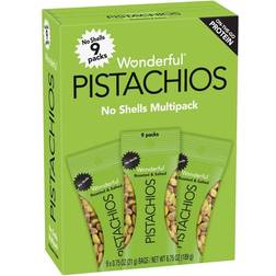 Wonderful Pistachios No Shell Roasted & Salted 0.75oz 9pcs 1pack