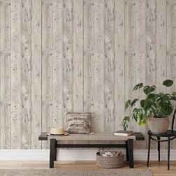 Muriva Timber Planks Wallpaper