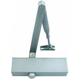 Briton Template Adjustable Door Closer Silver