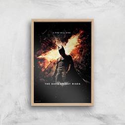 Warner Bros The Dark Knight Rises Giclee Framed Art