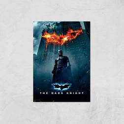 Warner Bros The Dark Knight Giclee Art Print A4 Framed Art