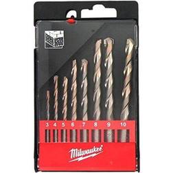 Milwaukee Betongborrsats 3-10mm 8 delar