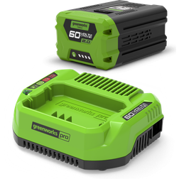 Greenworks 60v Charger and 2Ah Battery