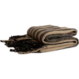 Byon Edien Blanket Tæppe Beige, Sort (150x125cm)