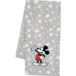 Lambs & Ivy Baby Mickey Mouse Stars Gray Soft Fleece Blanket