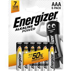 Energizer Alkaline Power Pack de 6 pilas Alcalinas AAA/LR03