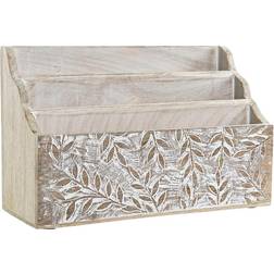 Dkd Home Decor Organiser Sheets Natural Mango wood Storage Box