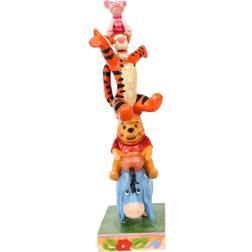 Disney Statue By Jim Shore Winnie the Pooh Orange/Blue One-Size